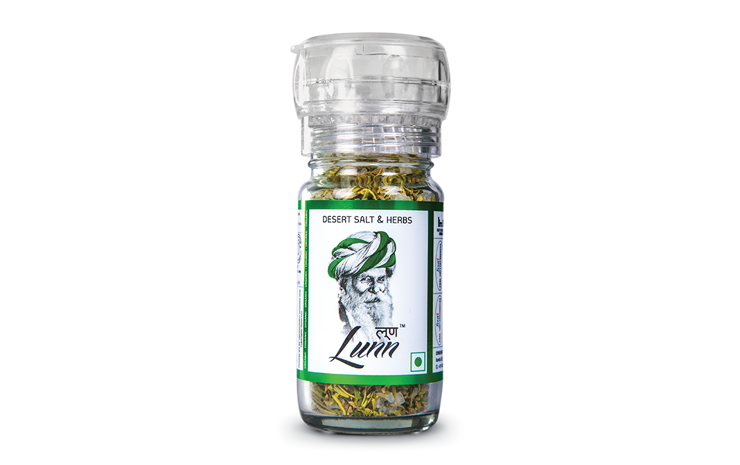 Lunn Desert Salt & Herbs    Glass Bottle  50 grams